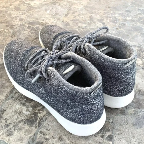 ALLBIRDS WRUM High Top Merino Wool Runner Up Mizzles Men's Sneakers Gray. - Picture 9 of 13
